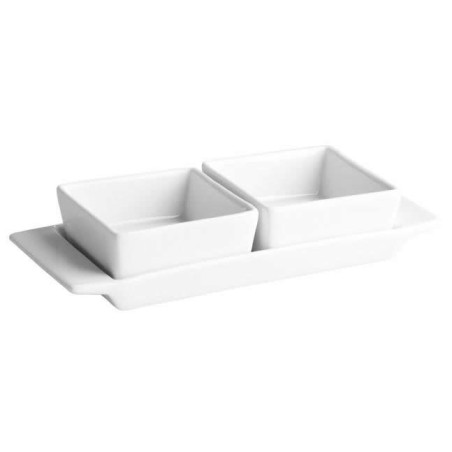 Bowls 8X8X3.5 Cm. 10 Cl. 2 U. C/ Bandeja 22X9X4