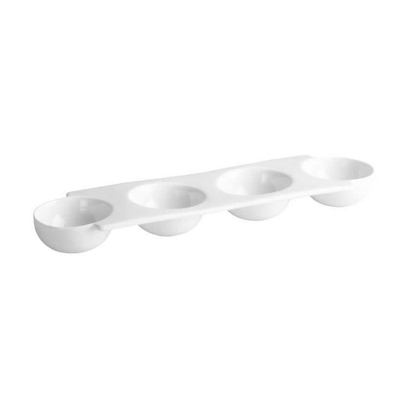 & Bandeja 4 Bowls 31X9X3 Cm.