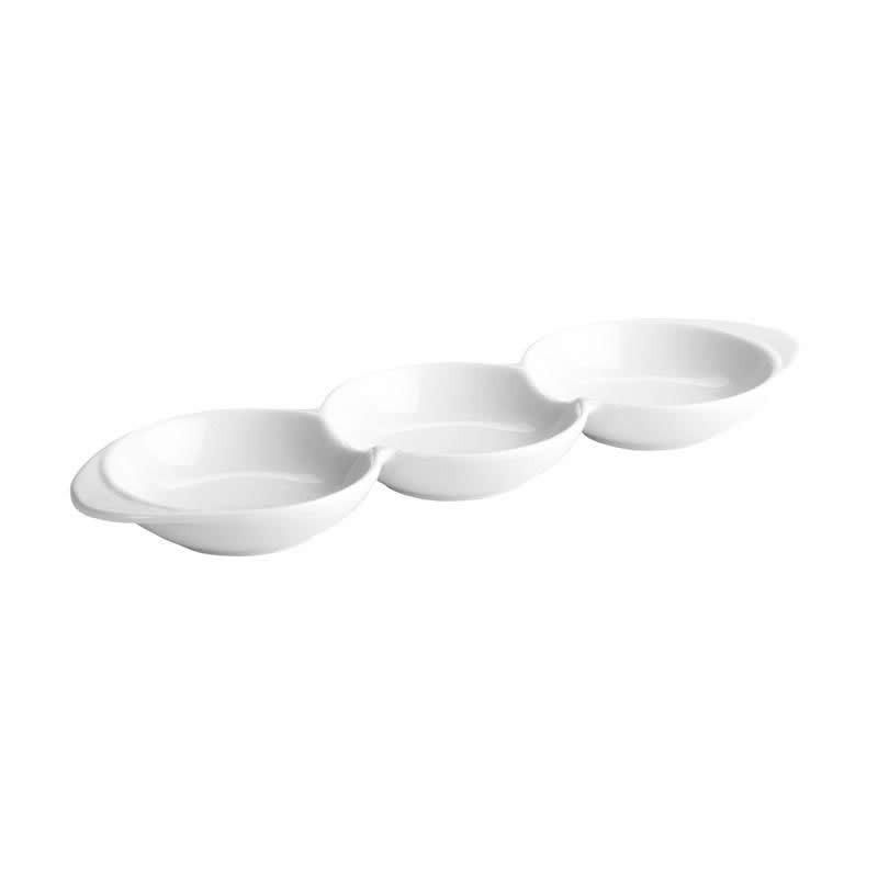Bandeja 3 Compartimentos 29X9X2.5 Cm.