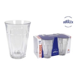 Set 4 Vasos Transparente 360Cc Picardie