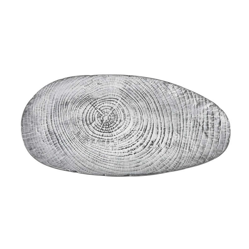 #-12- Bandeja Rectangular Leño 41X19.5X3Cm