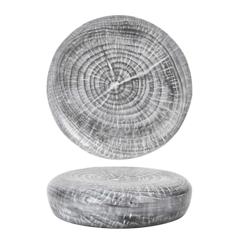 #-24- Plato Postre  Leño Ø15.5X3.5Cm