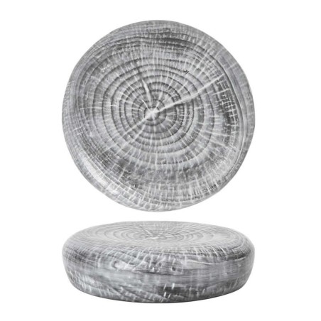 #-24- Plato Postre  Leño Ø15.5X3.5Cm
