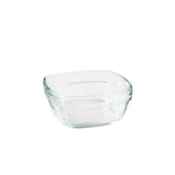 Bowl Apilable 9X4Cm/150Cc Transp.Cuadr Lys