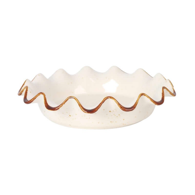 Plato Riccio Beige Ø27X6.5Cm