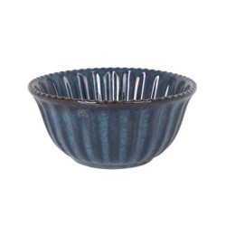 Bowl Cannele Azul Ø18X8Cm 1L