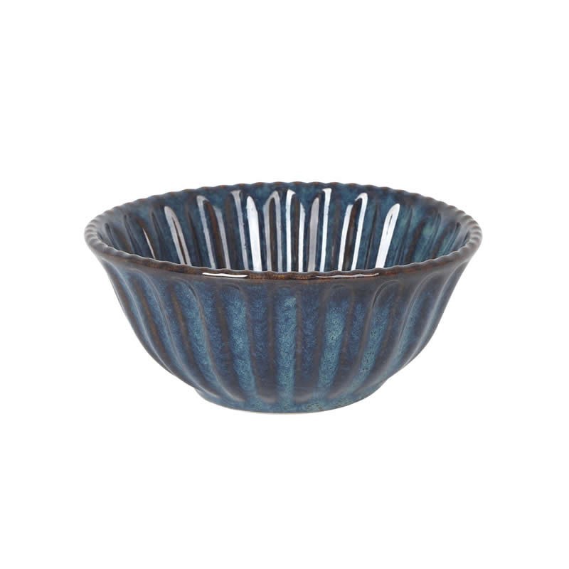 Bowl Cannele Azul Ø13X5.5Cm 36Cl
