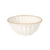 Bowl Cannele Beige Ø13X5.5Cm 36Cl