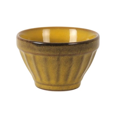 Bowl Estrias Mostaza 9X6Cm 15Cl