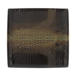 #-12- Plato Presentacion Cocodrilo 30X30X2.5Cm