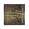#-96- Plato Degustacion Cocodrilo 9.8X9.8X1.7Cm