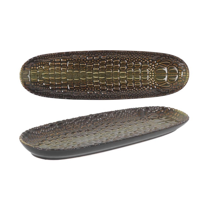 #-48- Bandeja Cocodrilo 30X8,5X1.5Cm