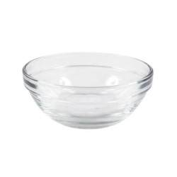 Bowl 205Cc-10.5X4.25Cm Apilable Trans. Red Lys