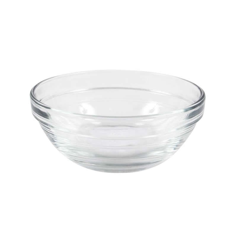 Bowl 205Cc-10.5X4.25Cm Apilable Trans. Red Lys