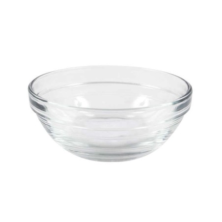 Bowl 205Cc-10.5X4.25Cm Apilable Trans. Red Lys