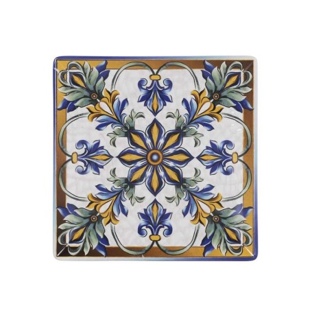 Plato Postre Ming Ii "Bizancio" 18X18X2C