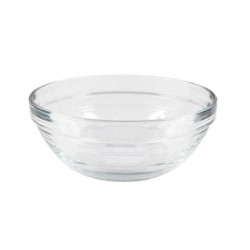 (F) Bowl 310Cc-12X5Cm Apilable Trans.Red Ly