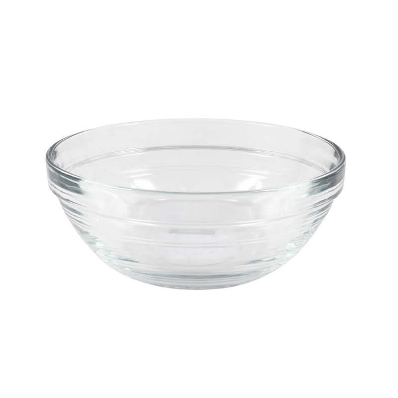 (F) Bowl 310Cc-12X5Cm Apilable Trans.Red Ly