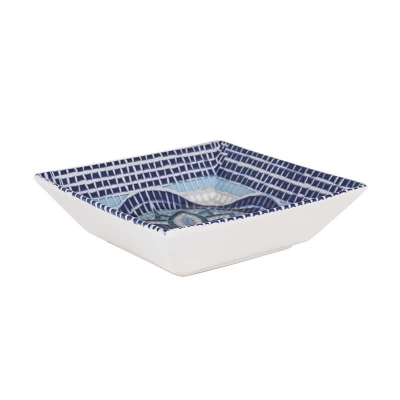 Plato Hondo Ming Ii Mayolica 18X18Cm
