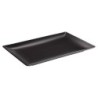 Fuente Rectangular Negra Stoneware 34X22