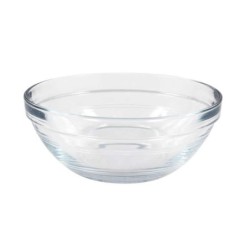 (Ek) Bowl 500Cc-14X5.5Cm Apilable Trans. Red Lys