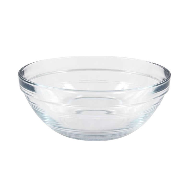 (Ek) Bowl 500Cc-14X5.5Cm Apilable Trans. Red Lys