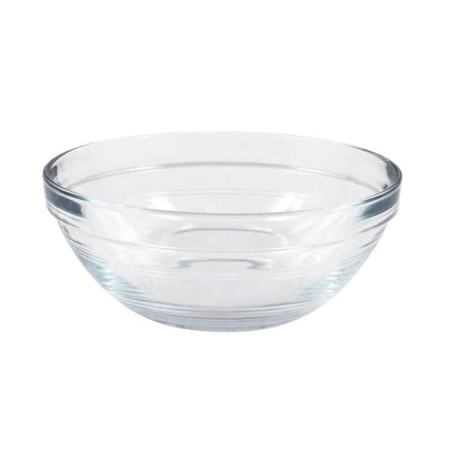 (Ek) Bowl 500Cc-14X5.5Cm Apilable Trans. Red Lys