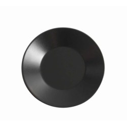 § Plato Postre Negro Stoneware The Reser