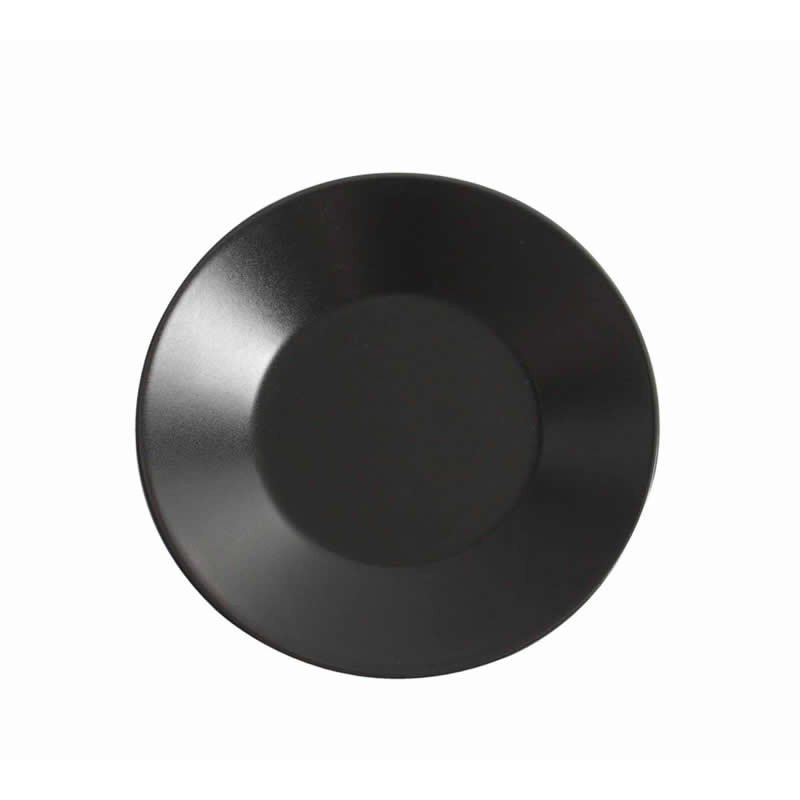 § Plato Postre Negro Stoneware The Reser