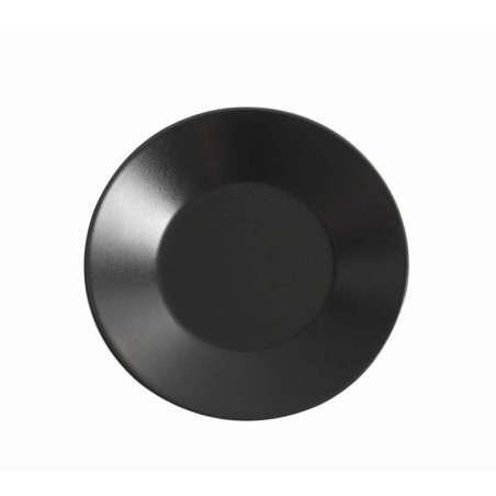 § Plato Postre Negro Stoneware The Reser