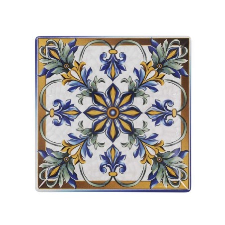 Plato Postre Ming Ii "Bizancio" 21X21X2C