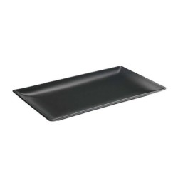 & Bandeja Rectang.Negra Stonw.30X15X2Cm_
