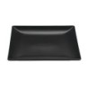 & Plato Llano Negro Stoneware 24X24X2.5