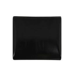 Plato Pan Negro 16X16X2 Cm Ming Ii