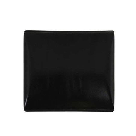 Plato Pan Negro 16X16X2 Cm Ming Ii