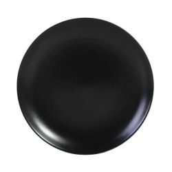 & Plato Llano Negro Ø26X2.5Cm Infinity