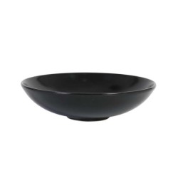 & Plato Hondo Negro Ø19.5X5Cm Infinity