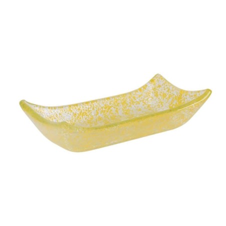 Bandejita Degustacion Amarillo 5X10X2.5Cm