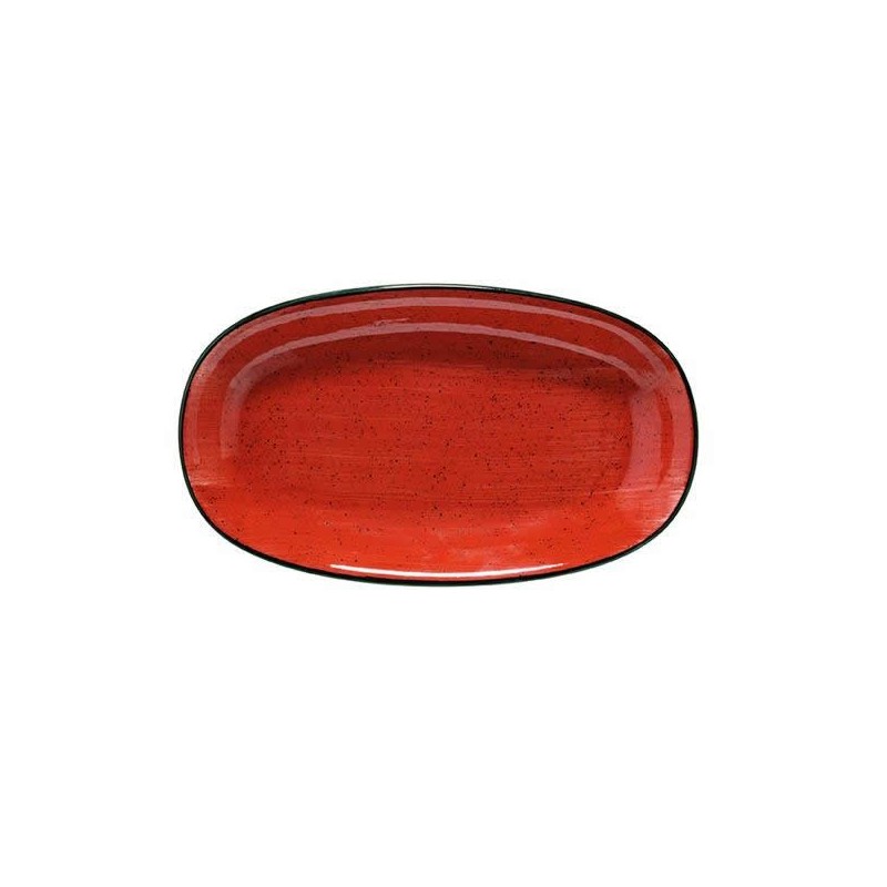 Fuente Oval 24X14.2Cm Passion Red