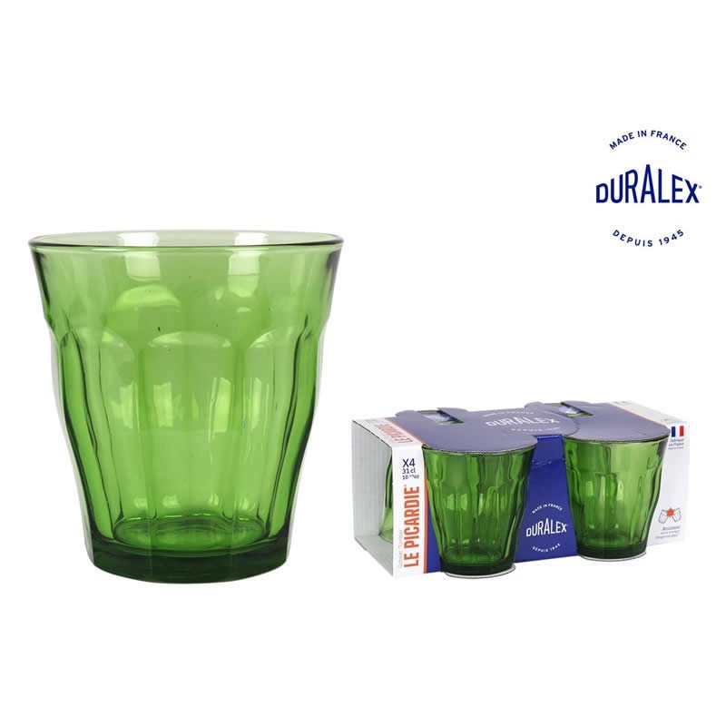 (Sp) Set 4 Vaso 31Cl Verde Picardie
