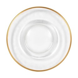 Plato Pan Dorado Biznaga Ø16X2Cm