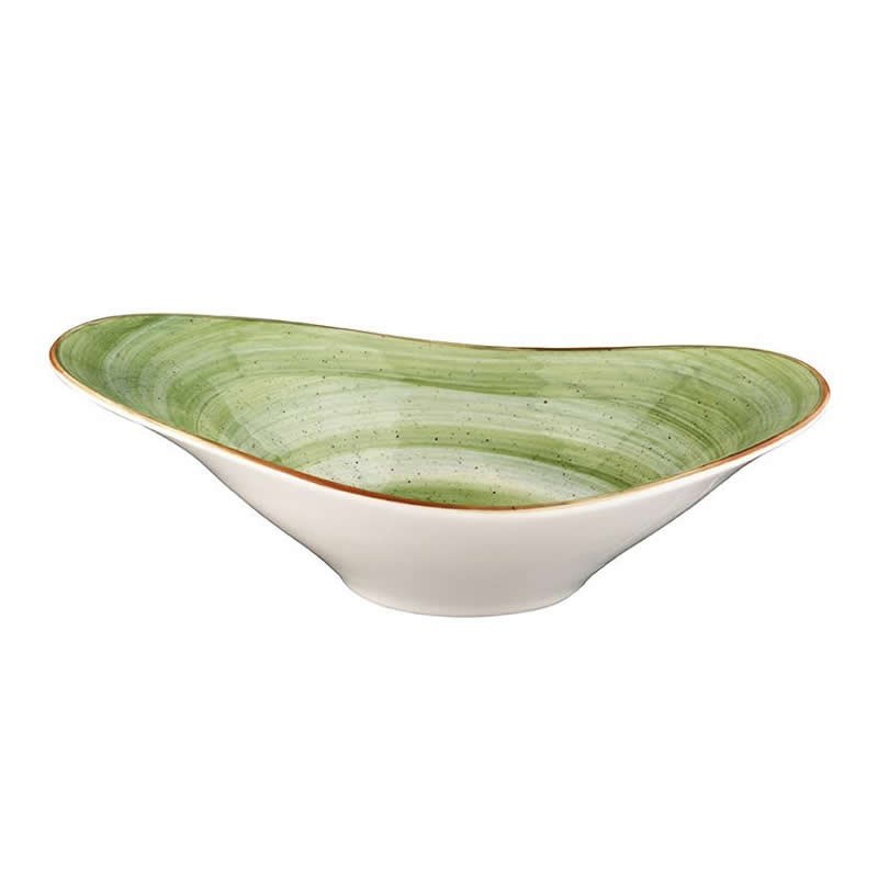 Bowl Oval 27X18 Cm Therapy Green
