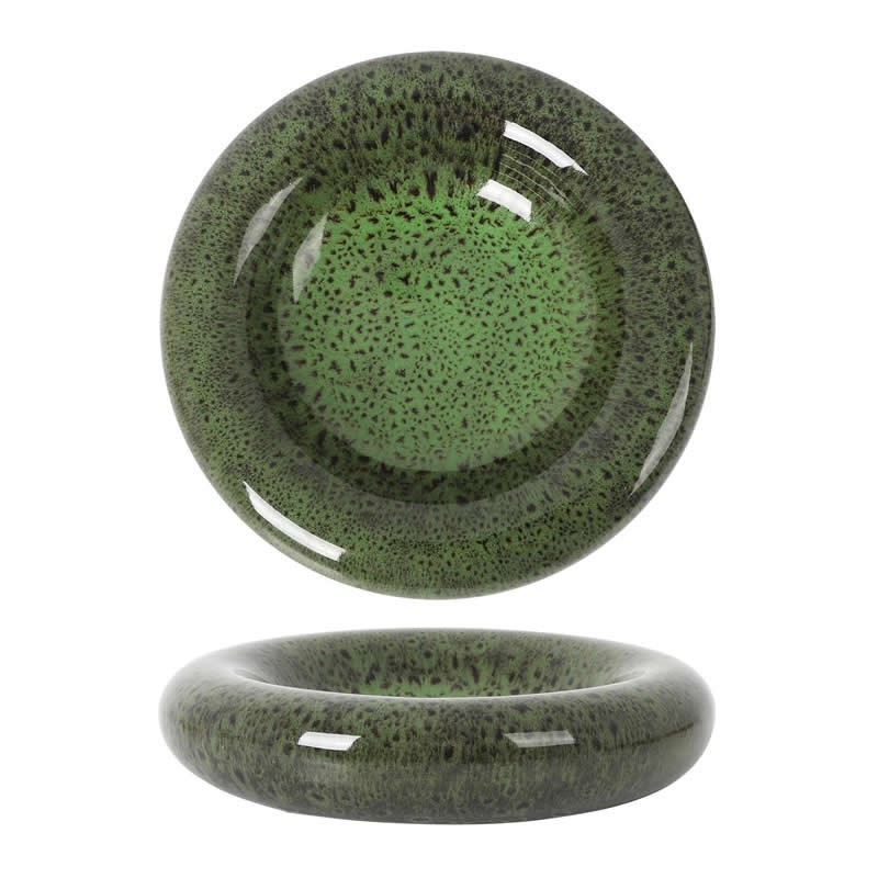 Plato Cleopatra Verde Ø28X6Cm