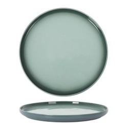 Plato Postre Cataria Verde Ø22.5X2Cm