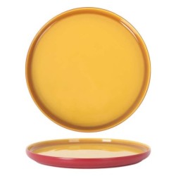 Plato Postre Cataria Mostaza Ø22.5X2Cm
