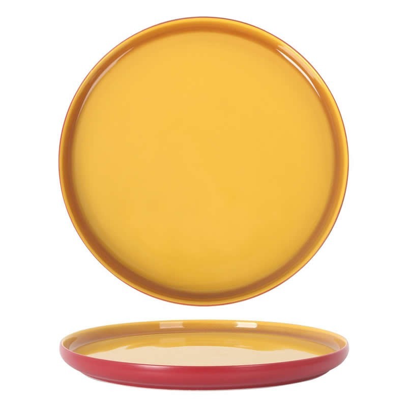 Plato Postre Cataria Mostaza Ø22.5X2Cm