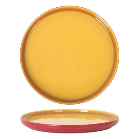 Plato Postre Cataria Mostaza Ø22.5X2Cm