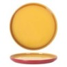 Plato Postre Cataria Mostaza Ø22.5X2Cm