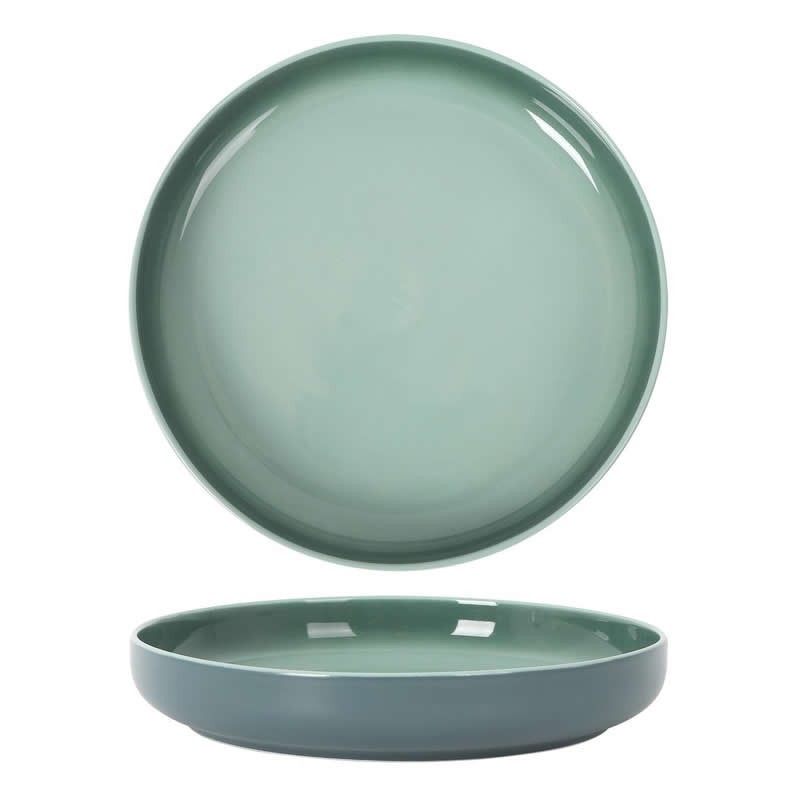 Plato Hondo Cataria Verde Ø21X3.5Cm