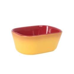 Bowl Rect. Cataria Mostaza 9X6.5X4Cm13Cl
